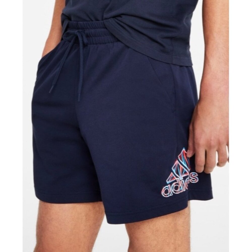 Adidas Men's Americana Knit Shorts Legend Ink NWT